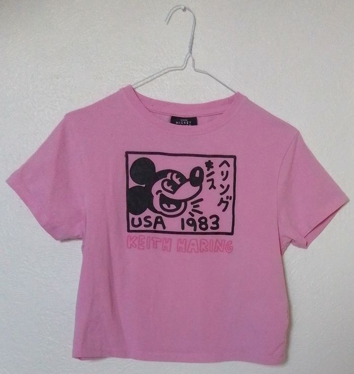 T-shirt crop top Disney Mickey