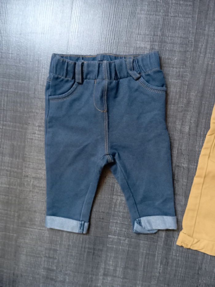 2 pantalon jeans moutarde et type jegging souple - photo numéro 2