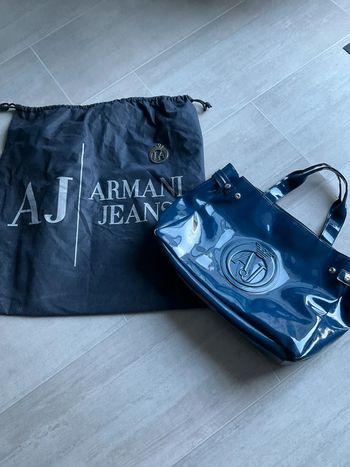 Sac à main bleu jean