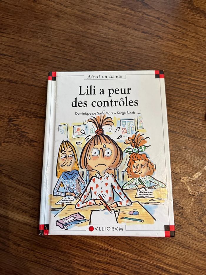 Livre, Lily a peur des contrôles
