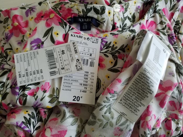 Robe imprimé floral taille 46 neuve - photo numéro 6