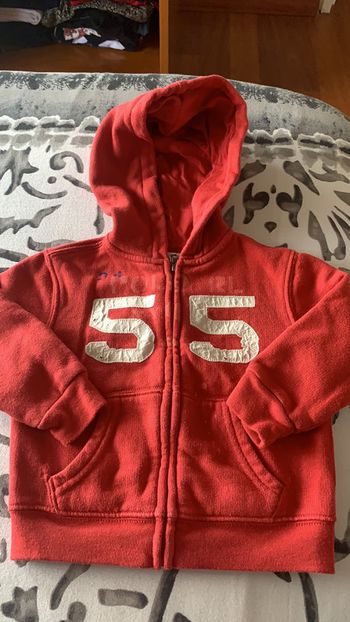 Gilet zippé à capuche