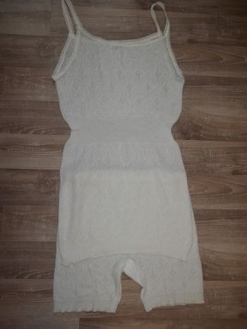 Lot boxer et caraco long Damart M