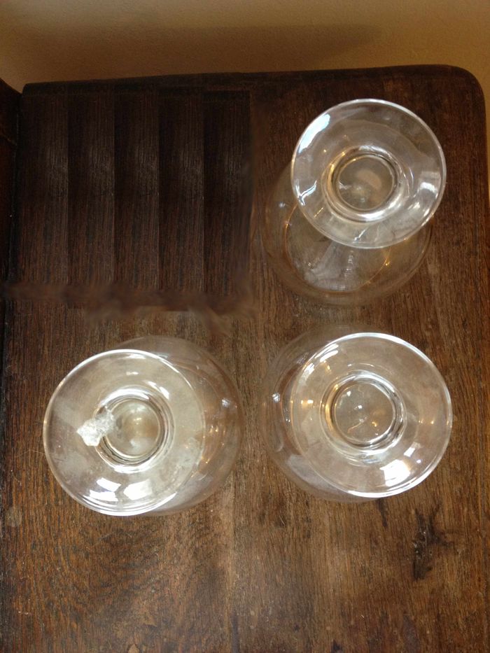 Vaisselle bar lot de 3 verres à pied ballon à cognac, dégustation ou autre - photo numéro 3