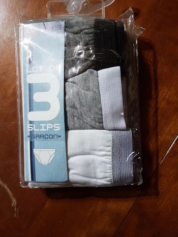 Slips garçons  10/12 ans