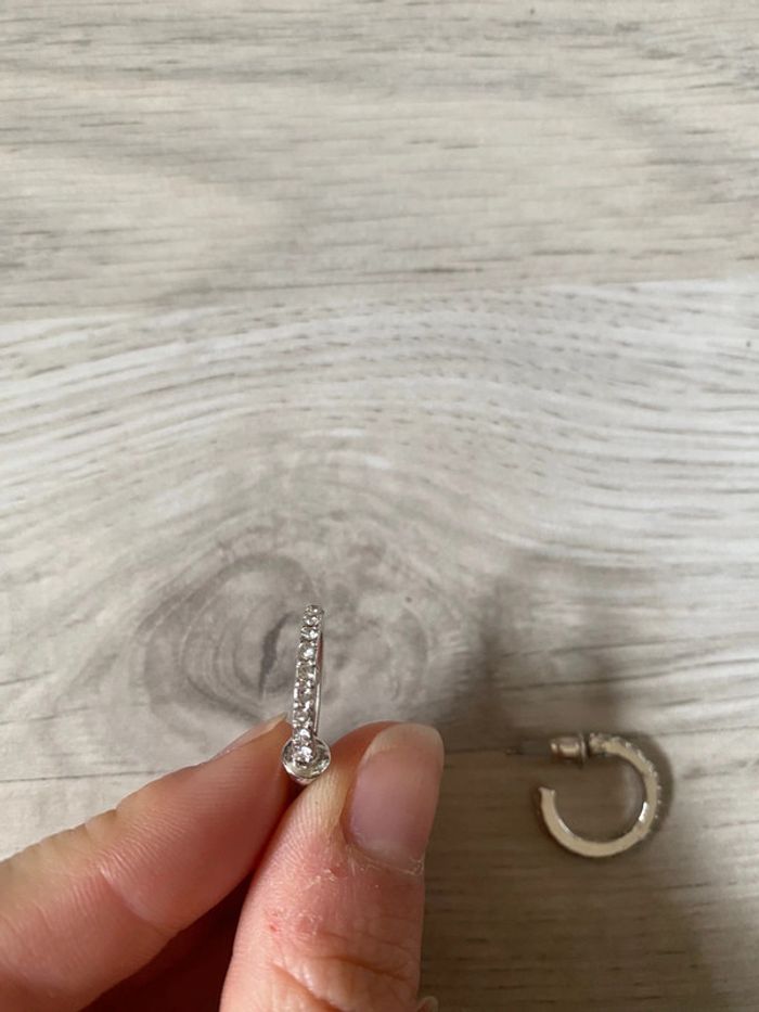 Boucle d’oreilles avec stras - photo numéro 2
