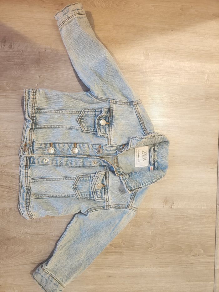 Jupe et veste jean Zara 18 mois fille - photo numéro 3