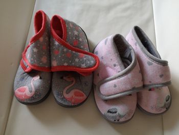 Lot de 2 paires de chaussons