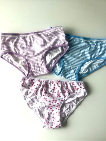 3 culottes en coton T 38/40