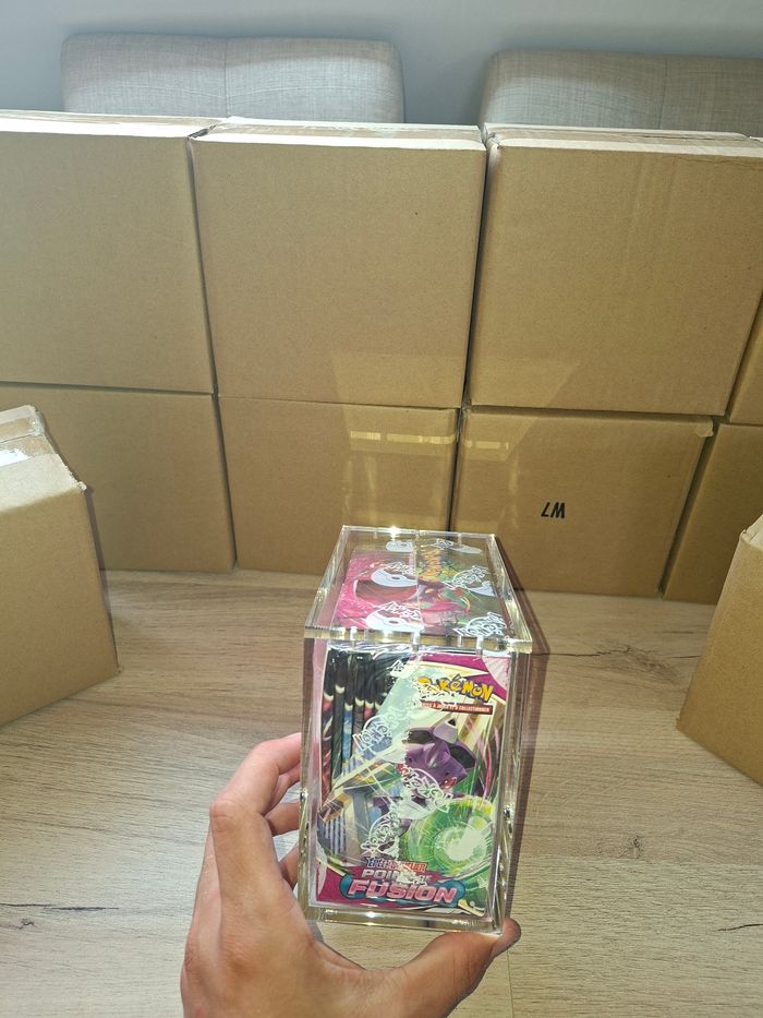 Lot de 10 acryliques aimantée épaisse pour Display 36 boosters Pokémon anti uv 8mm - photo numéro 3