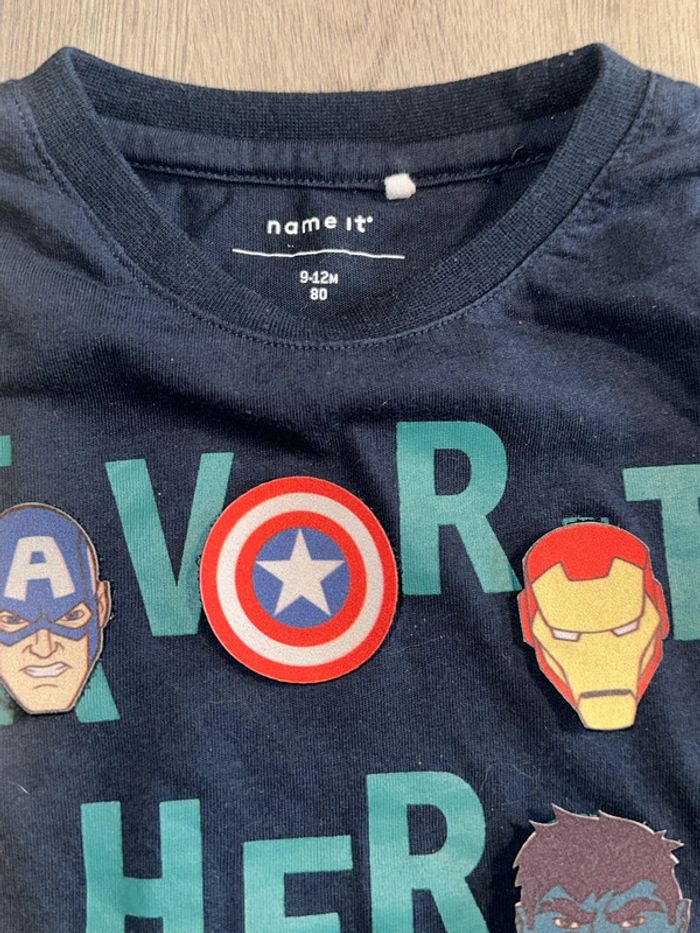 T-shirt manche longue Marvel - photo numéro 3