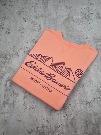 Sweat Eddie Bauer rose saumon – Taille XL Femme