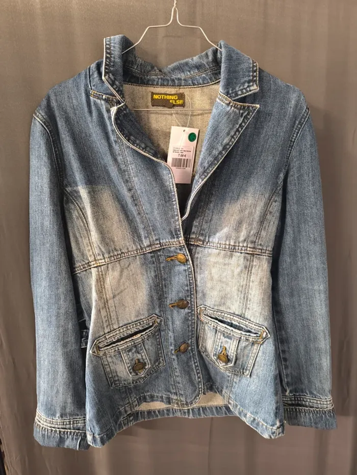 316568 veste en jeans bleu femme 40 Nothing else