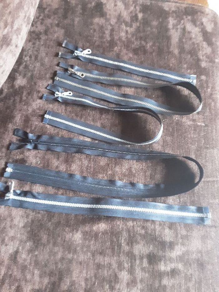 lot fermetures à glissières