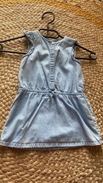 Robe en jean fin 9 mois
