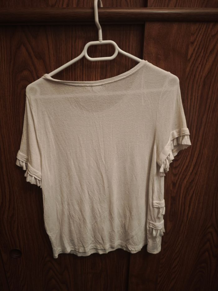 T shirt manche courte blanc taille M - photo numéro 2