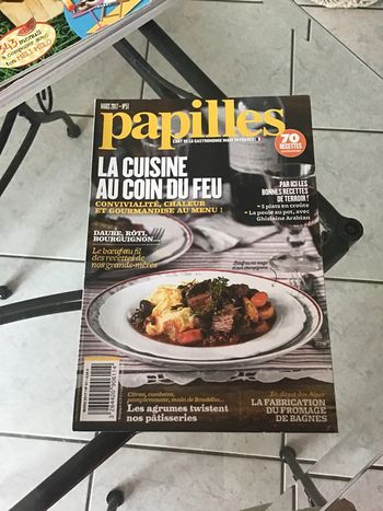 Livre de cuisine papilles la cuisine au coin du feu