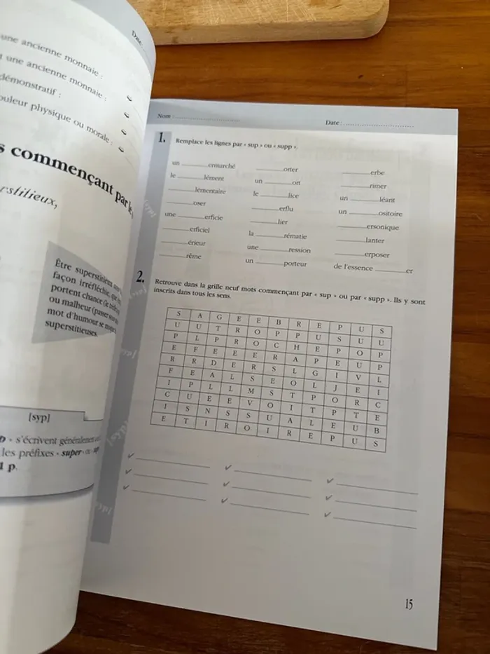 Lot de deux livres d’activité sixième - photo numéro 3