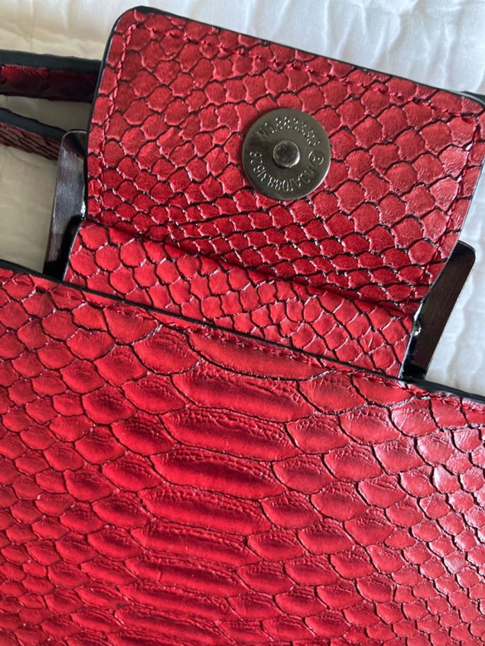 Sac baguette façon reptile - photo numéro 8
