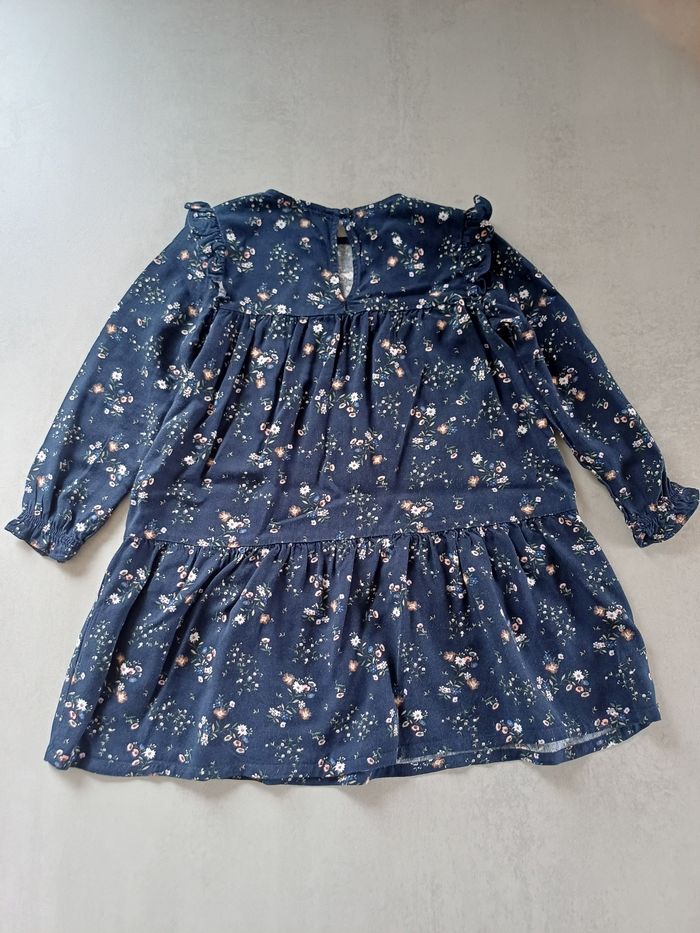 Robe manches longues à fleurs Verbaudet 3 ans - photo numéro 2