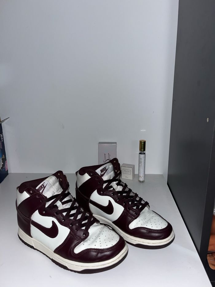 Nike Dunk high bordeaux - photo numéro 2