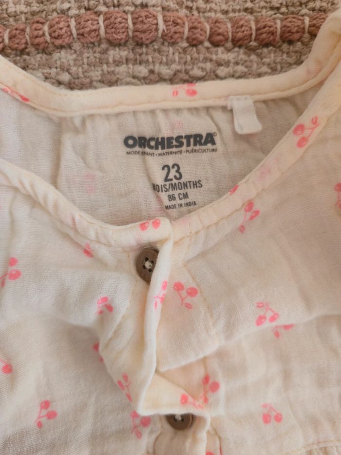 Ensemble robe bloomer bandeau orchestra 2 ans porté une fois - photo numéro 2