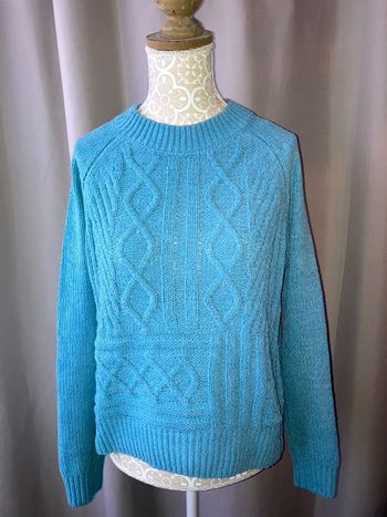Pull turquoise