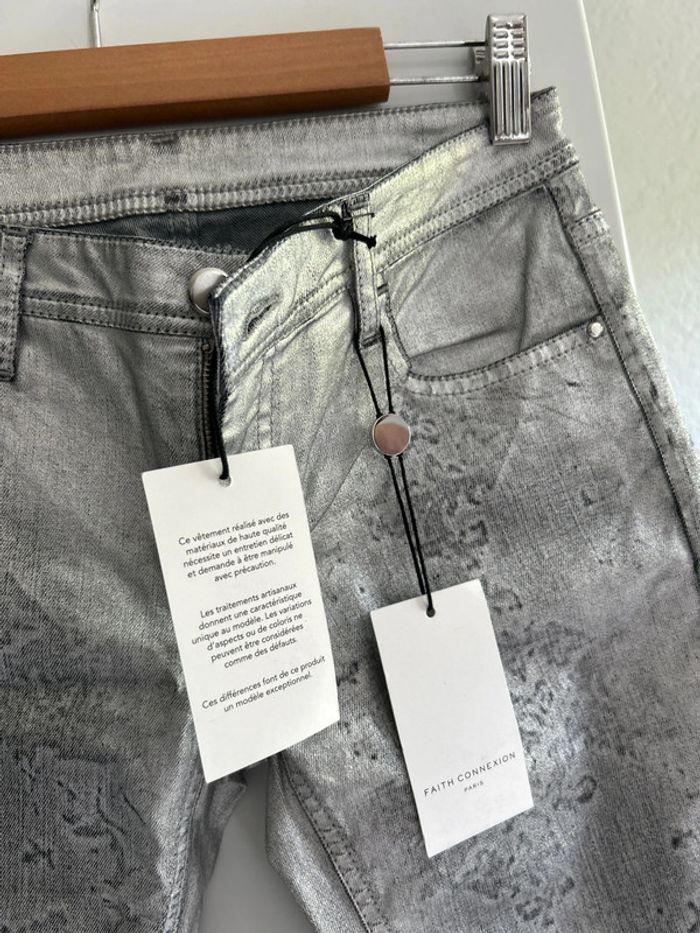 Pantalon gris argentée - photo numéro 2