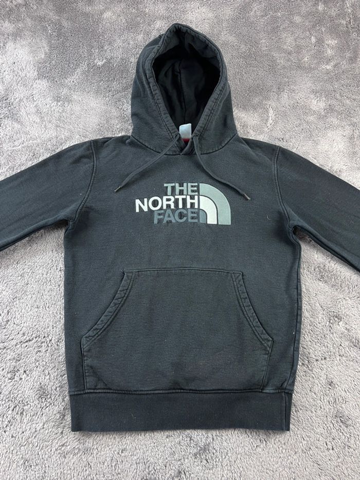 Pull sweat à capuche The North Face logo brodé Noir Taille S - photo numéro 6