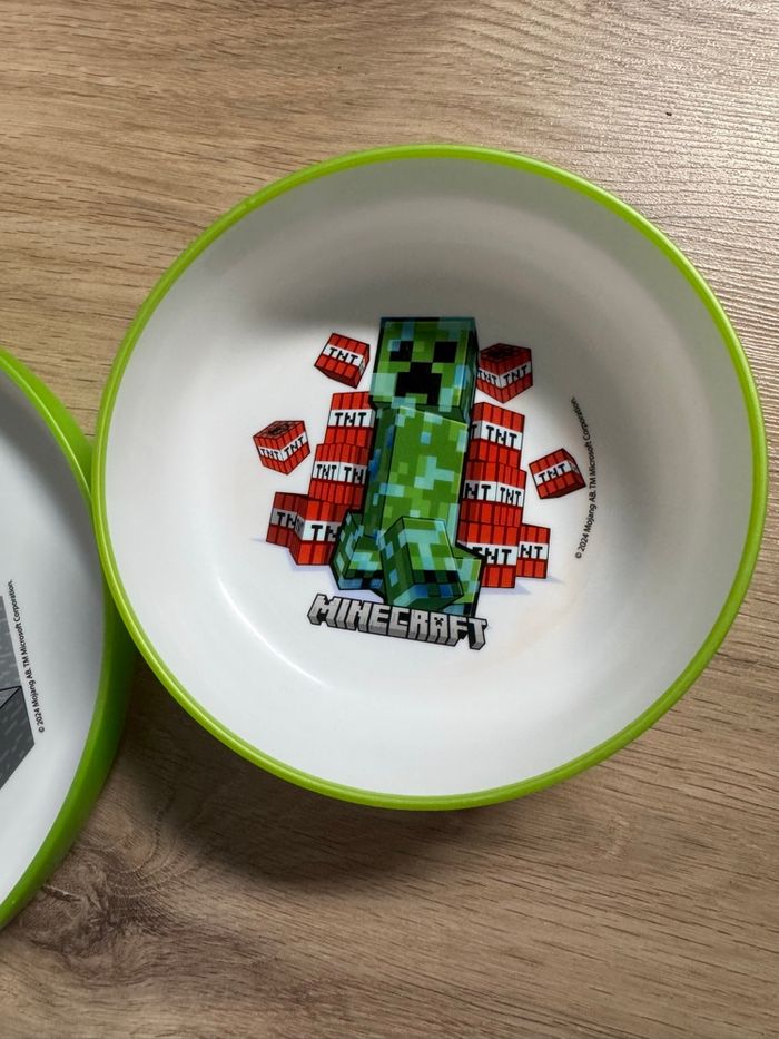 Set d’assiettes Minecraft - photo numéro 3
