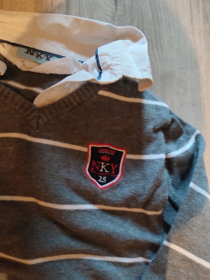 Pull Col chemise 3 ans - photo numéro 2