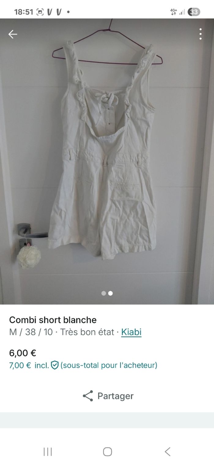 Combishort jean's