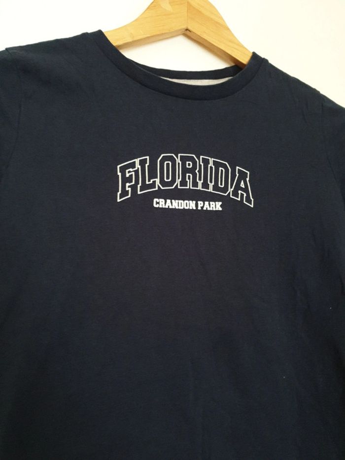 T-shirt "florida" marine A1165 - photo numéro 2