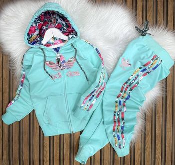 Ensemble fleuri  adidas