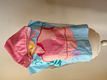 Cape de bain, serviette à capuche sirène