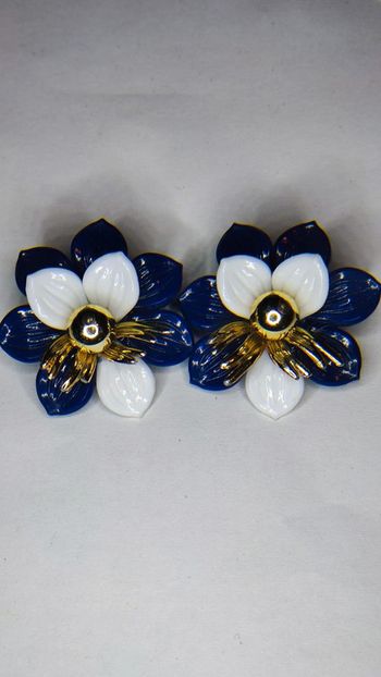 Boucles d'oreilles vintage printemps