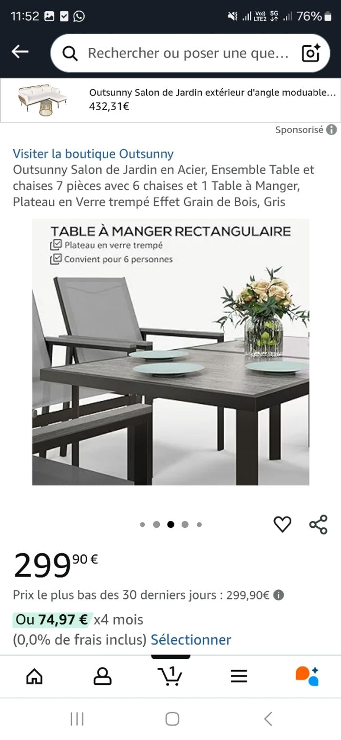 Salon de jardin - photo numéro 3