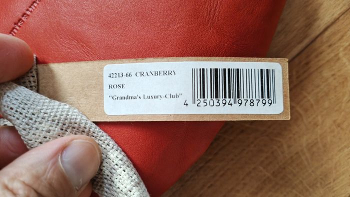 Aunts Uncles Sac a main cuir véritable Grandema's Whoopie pie Luxury Club Rose Rouge - photo numéro 9