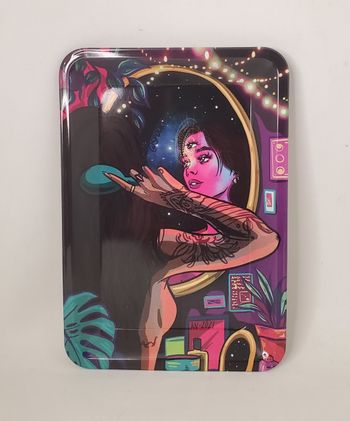 Plateau de roulage Femme au miroir