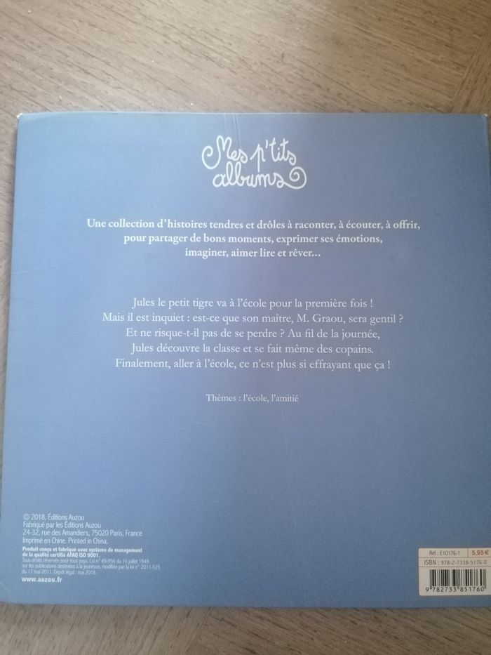 Livre Jules va à l'école - photo numéro 2
