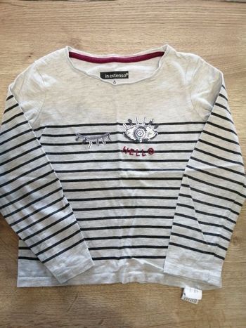 Tee shirt manche longue 6 ans