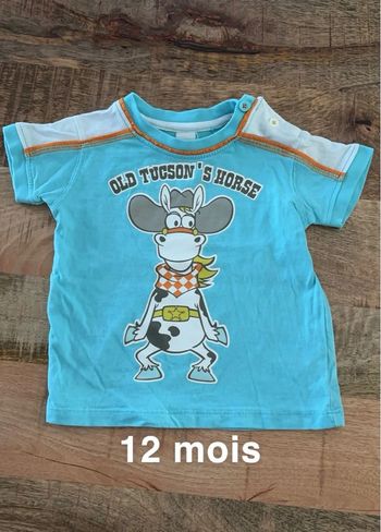 T shirt taille 12 mois