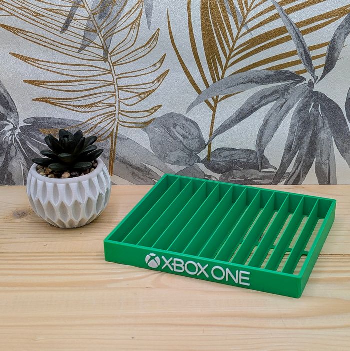 XBox One Support 12 boitiers  (Vert & Blanc) - photo numéro 2