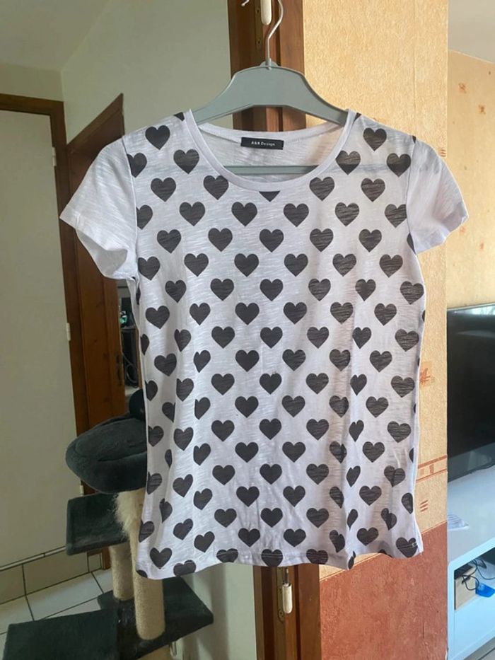 magnifique tee shirt femme taille 40 marque A&Ndesign
