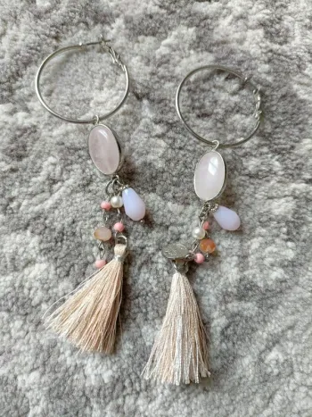 Boucles d'oreilles pendantes fantaisie