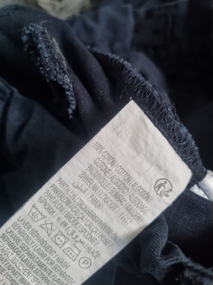 Pantalon chino marine regular fit 8ans - photo numéro 7
