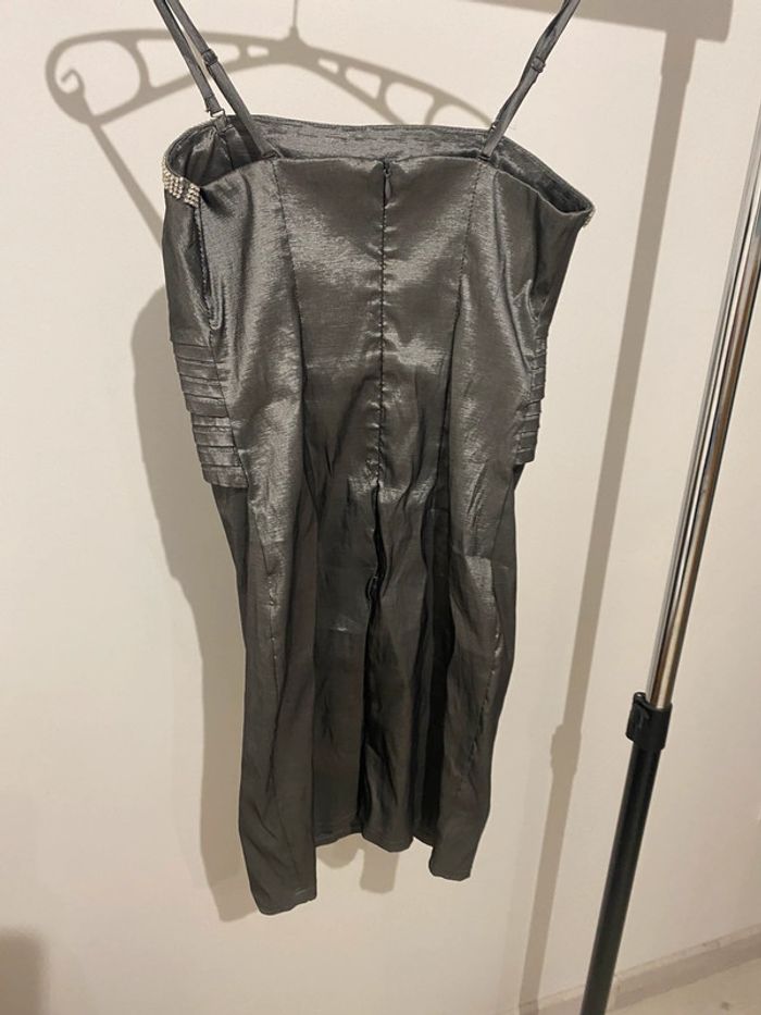 Robe grise habillé - photo numéro 2