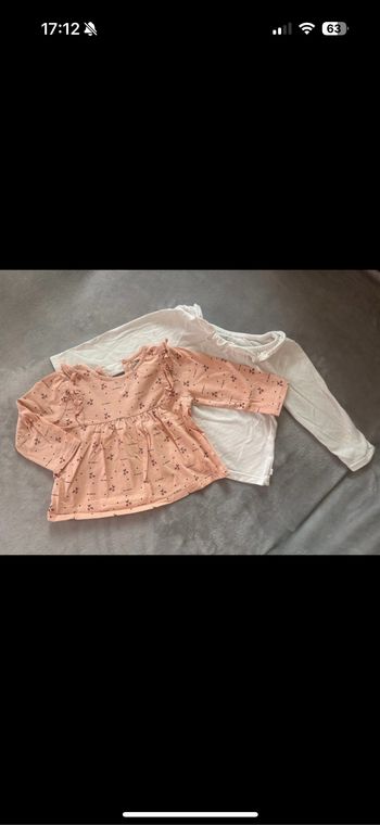 2 t-shirt 18 mois
