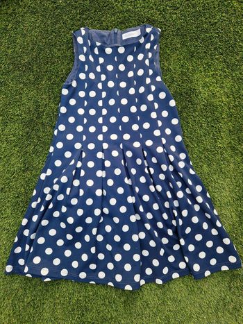 Robe 6 ans bleu a pois orchestra