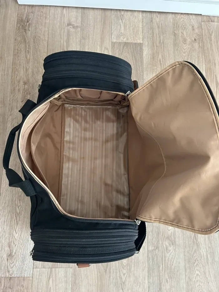 Lancel sac de voyage noir / valise week end - photo numéro 15